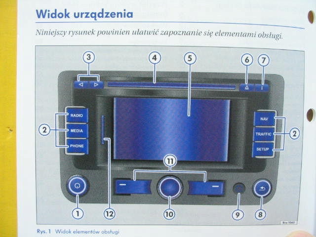 VW RNS 310 NAWIGACJA Polska instrukcja VW RNS310