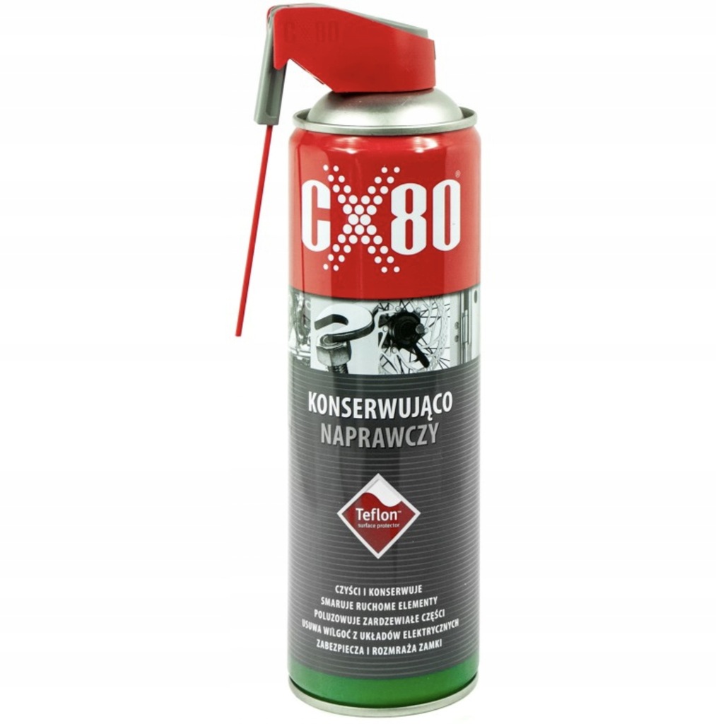 Preparat smar z teflonem DUO CX-80 spray 500ml