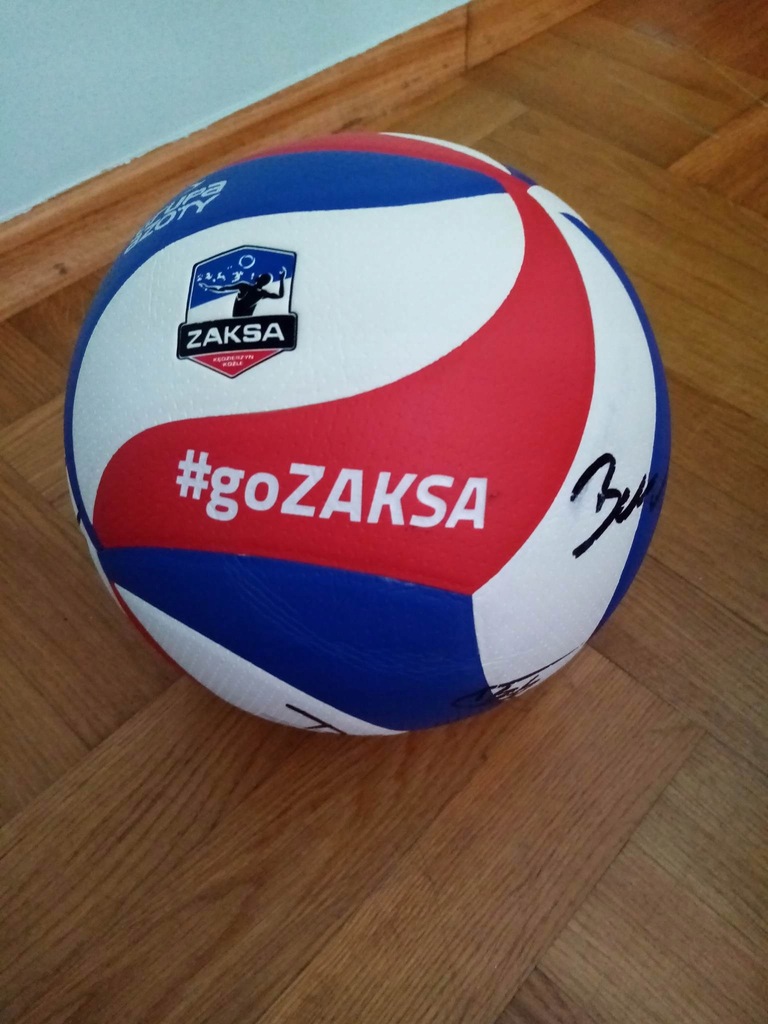 Piłka ZAKSA Kędzierzyn Koźle z autografami