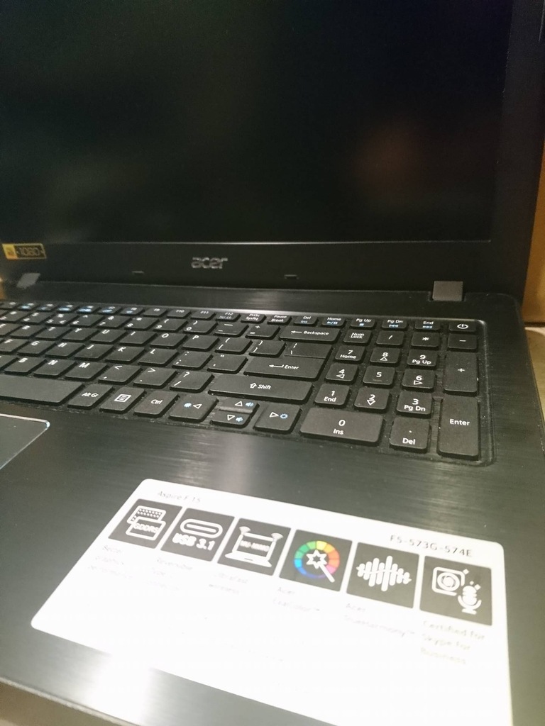 ACER ASPIRE F 15 F5-573G-574E GW 1T 8GB 940MX 15,6