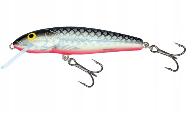 Salmo Minnow Grey Silver Fl 5cm