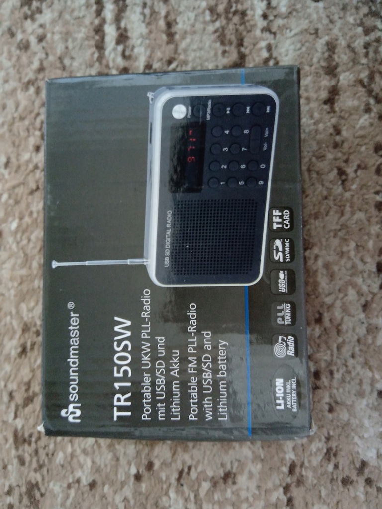 Soundmaster TR150SW mini PLL radio USB SD TF Card