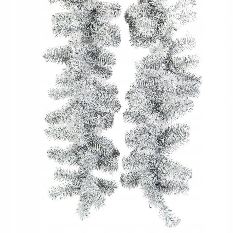 Zielono-Biała Girlanda Świerkowa GOLIAT GLM-10 HOLO o Długości 270 cm,