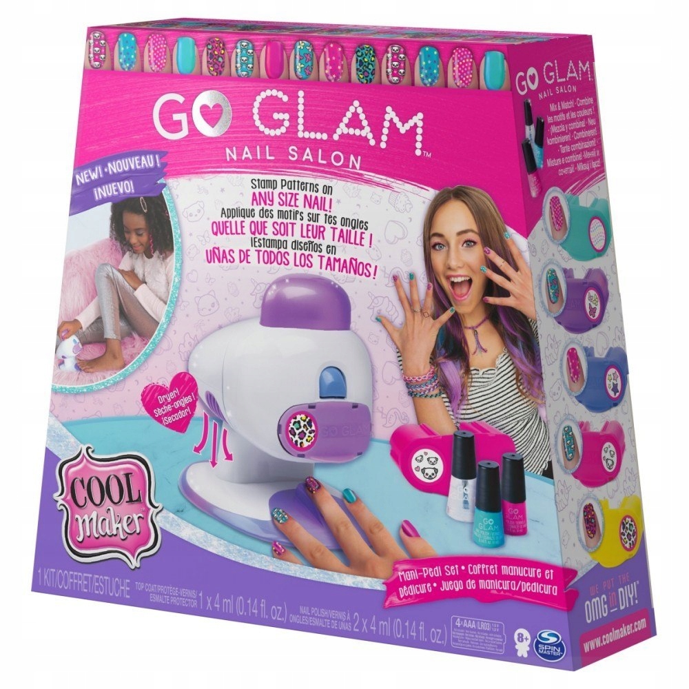 Spin Master Studio paznokci GO GLAM mani/pedi 2w1