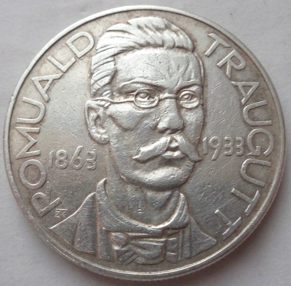 POLSKA - II RP : 10 złotych - ROMUALD TRAUGUTT - 1933