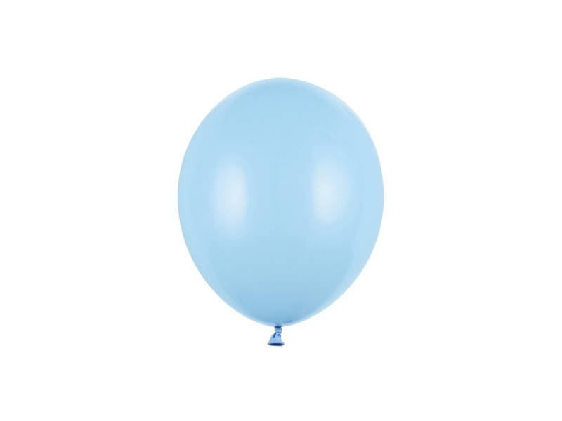 Balony Strong małe niebieskie, Pastel Baby Blue 12