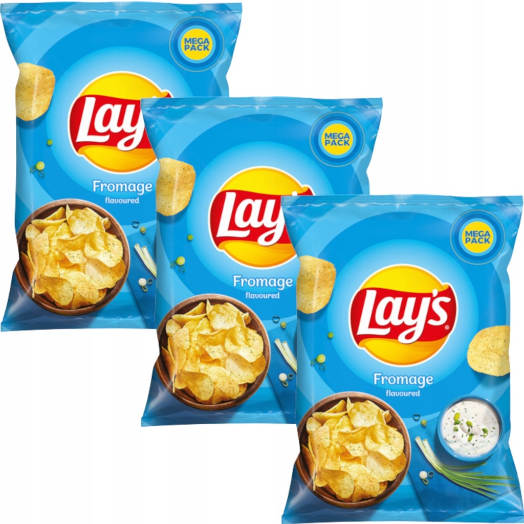 Lay's Lays Fromage Chipsy śmietankowe 3x215g