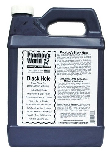 Poorboy's World BLACK HOLE Politura 3,8L +GRATISY