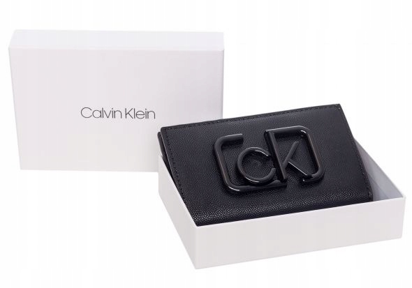 CALVIN KLEIN PORTFEL DAMSKI BLACK K60K606537 BAX