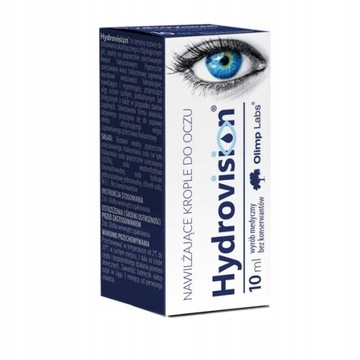 OLIMP HYDROVISION NAWILŻAJĄCE KROPLE DO OCZU 10 ml