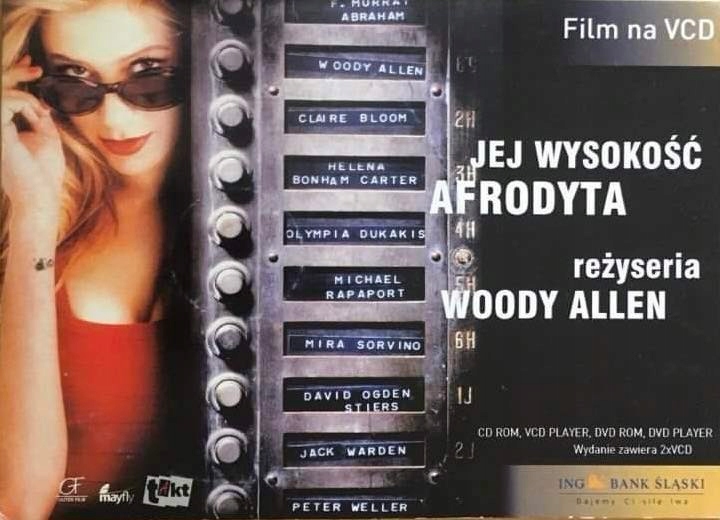 VCD: Jej wysokość Afrodyta (Woody Allen, Helena Bonham Carter) BDB