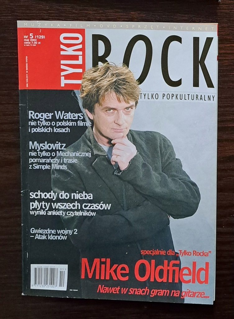 TYLKO ROCK - 5/2002 MIKE OLDFIELD. ROGER WATERS. MYSLOVITZ. FAITHFULL.