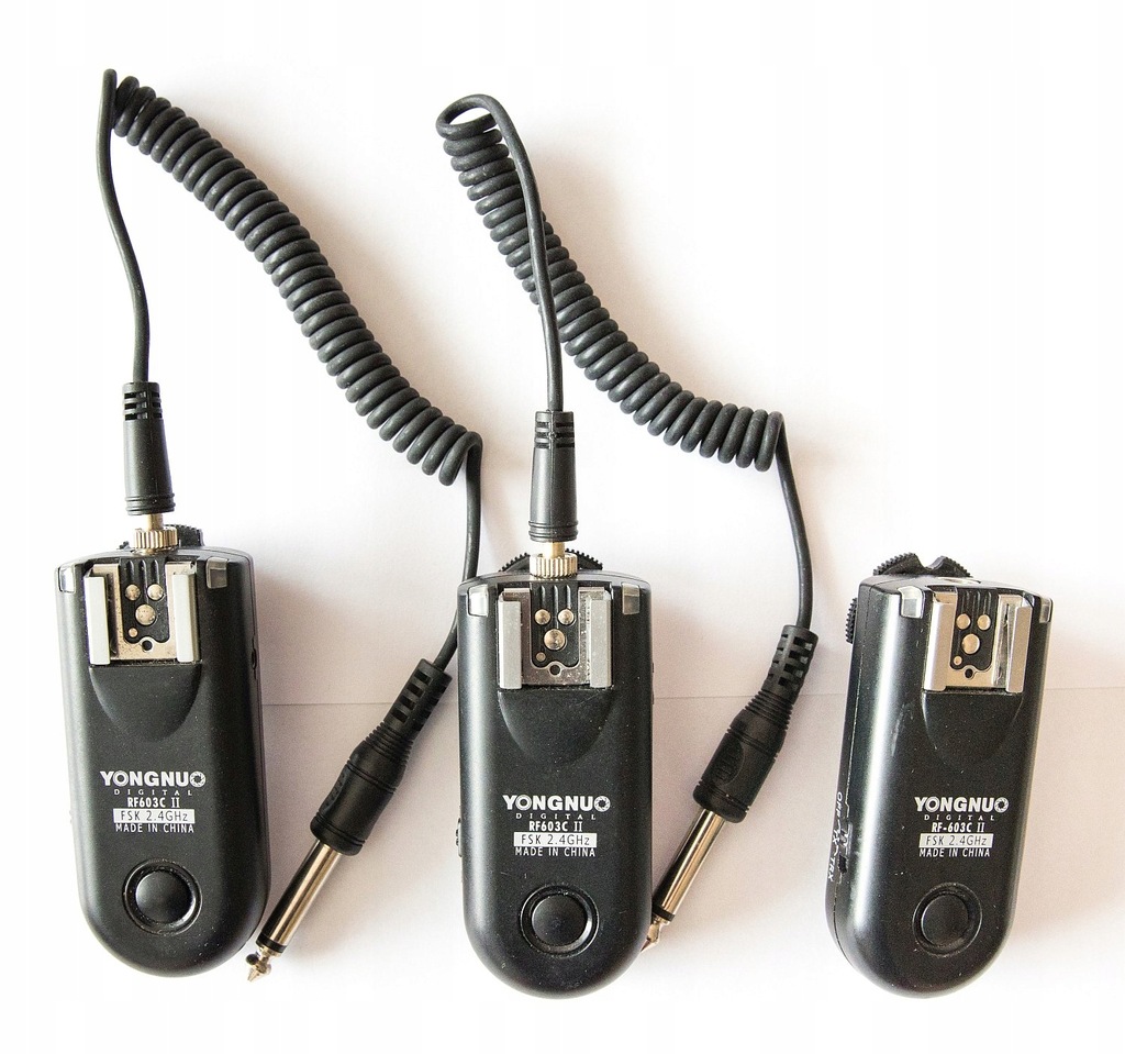 3x wyzwalacz YONGNUO RF603 II Canon C3