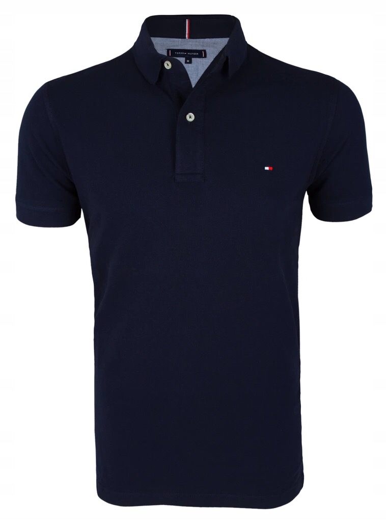 KOSZULKA POLO TOMMY HILFIGER SLIM GRANATOWA r.XL