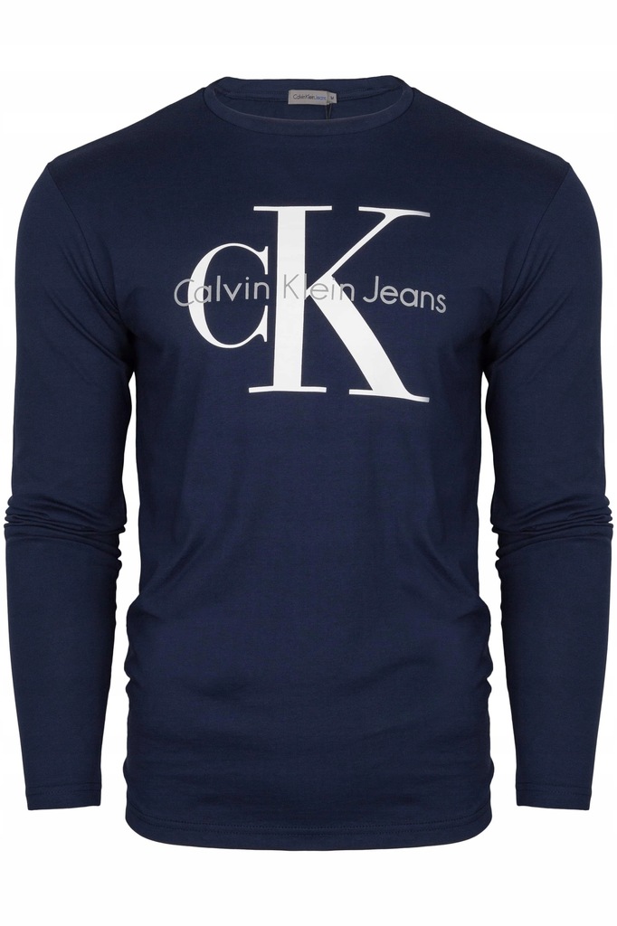 Koszulka Calvin Klein Jeans Longsleeve granat /L