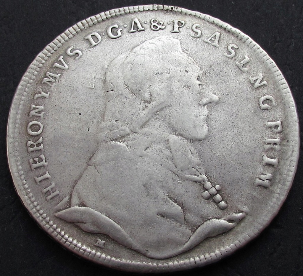 AUSTRIA SALZBURG HIERONYMUS TALAR 1785 rzadki