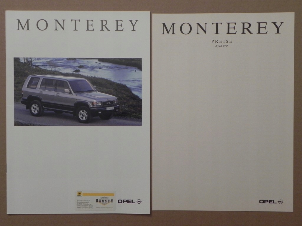 OPEL MONTEREY - 1995 r