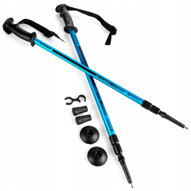 Spokey EKVILIBRO - Kije trekkingowe; 105-135 cm
