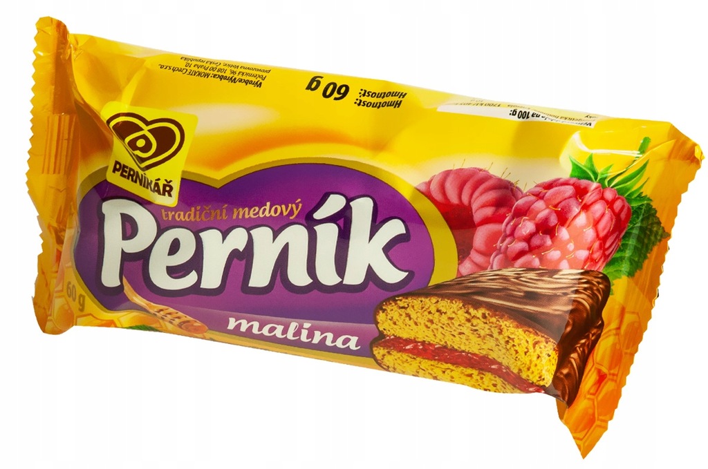 Pyszne Świąteczne Pierniki Malina w Czekoladzie Miodowe w Polewie 60g