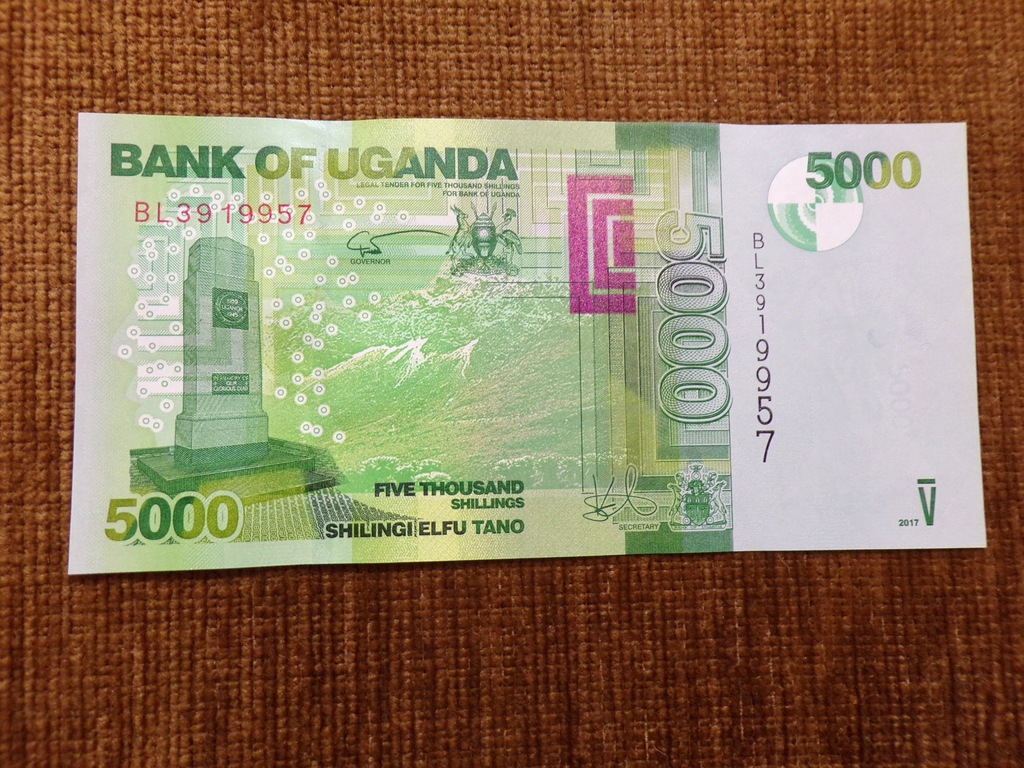 C092.UGANDA 5000 SCHILINGÓW UNC