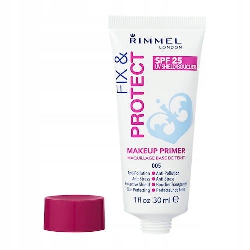 Rimmel London 005 Makeup Primer SPF25 Fix Protect Baza pod makijaż 30ml (W)