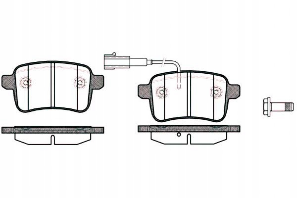 ROADHOUSE KLOCKI HAMULCOWE ALFA ROMEO GIULIETTA 10