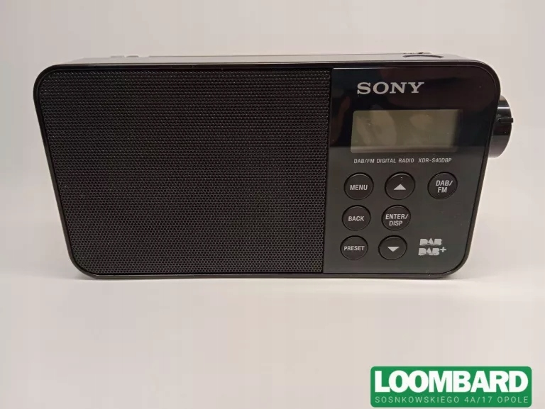 SONY XDRS40DBP RADIO DIGITAL RADIO DAB/FM 12231031248 oficjalne