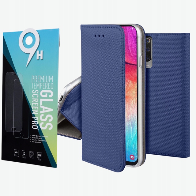 Etui Magnet Xiaomi Redmi Note 10 Pro Granat +Szkło