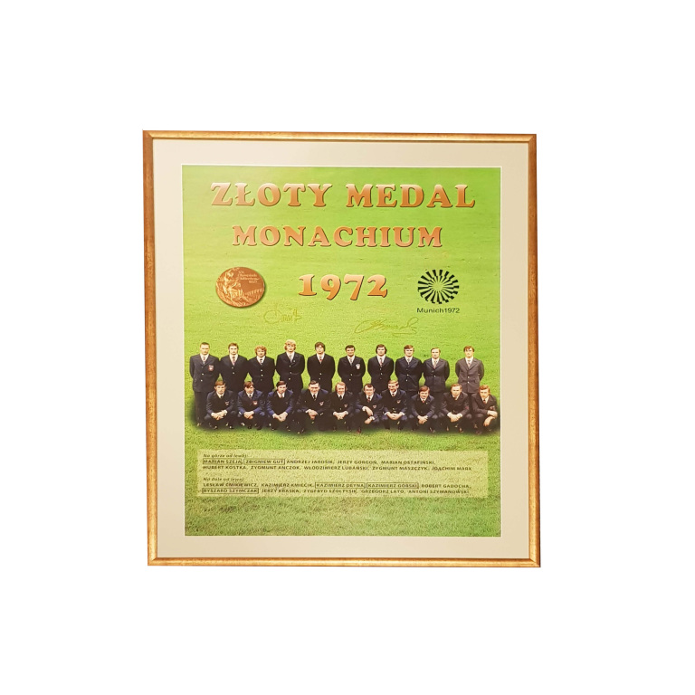 Plakat złotych Medalistów Olimpiady 1972 r.