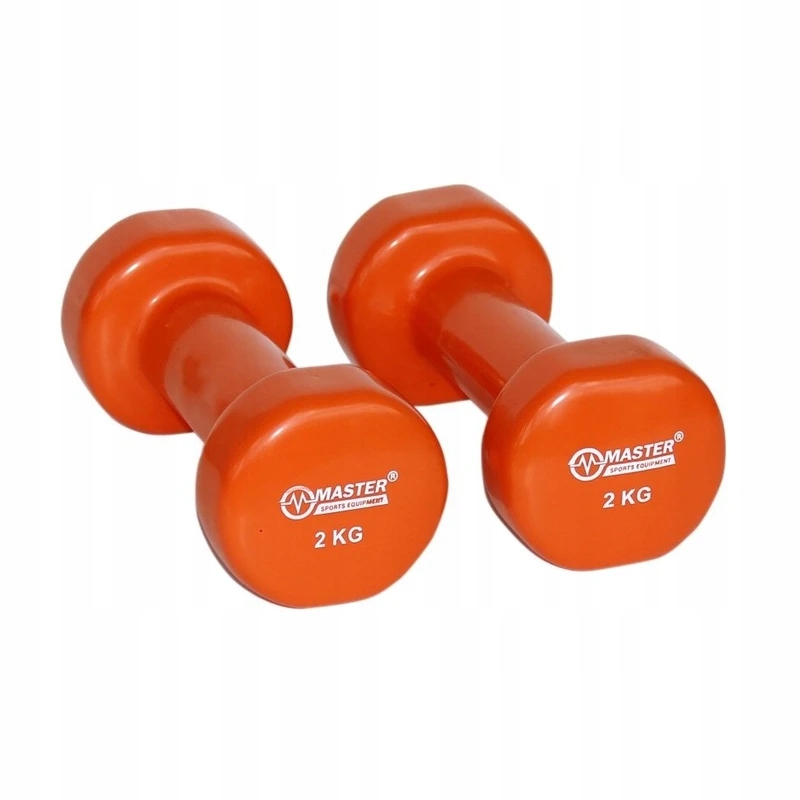 Hantelki Żeliwne Pokryte Winylem 2 kg x2