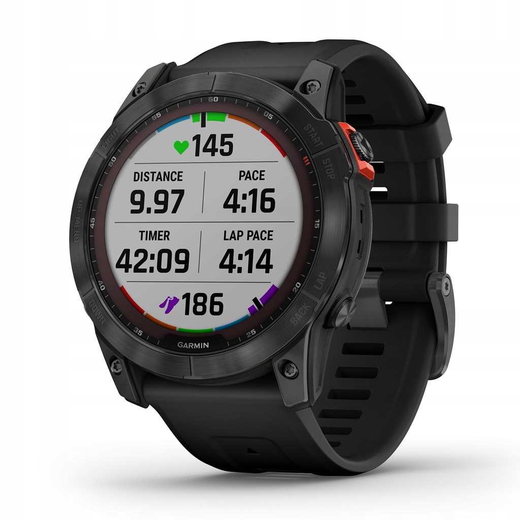 Smartwatch Garmin Fenix 7X Solar czarny - 12945326689 - oficjalne ...