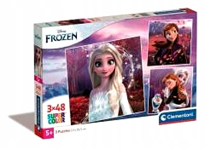 PUZZLE 3X48 SUPER KOLOR FROZEN