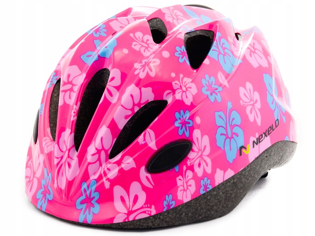 Rozowy Kask Na Rower Nexelo S 46 56 Cm Kwiatki 7568478212 Oficjalne Archiwum Allegro