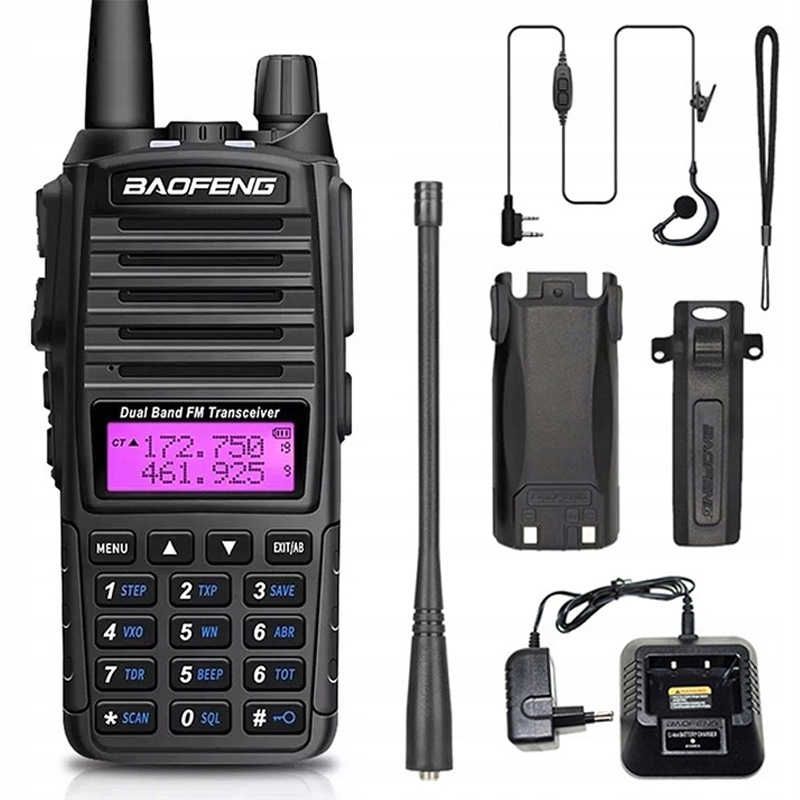 Baofeng UV-82 O Dużej Mocy Walkie Talkie Krótkofalówka Radiotelefon