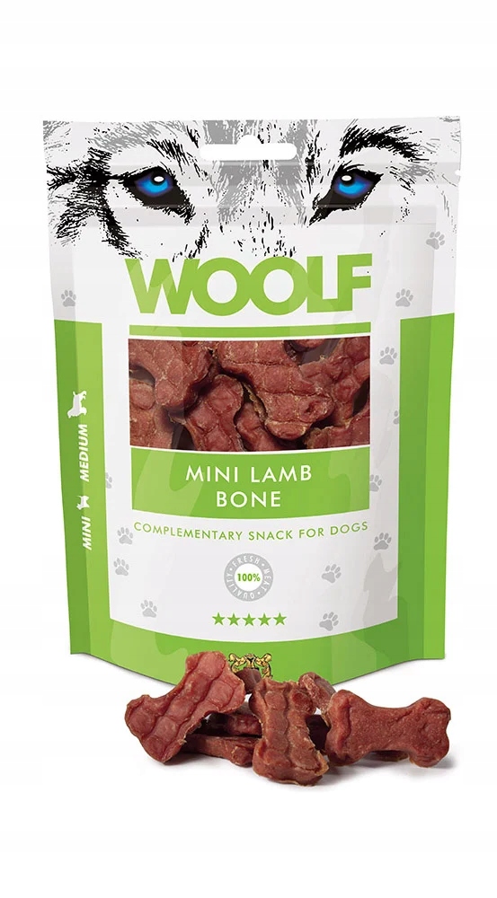 WOOLF Mini Lamb Bone małe kosteczki z jagnięciną 100g