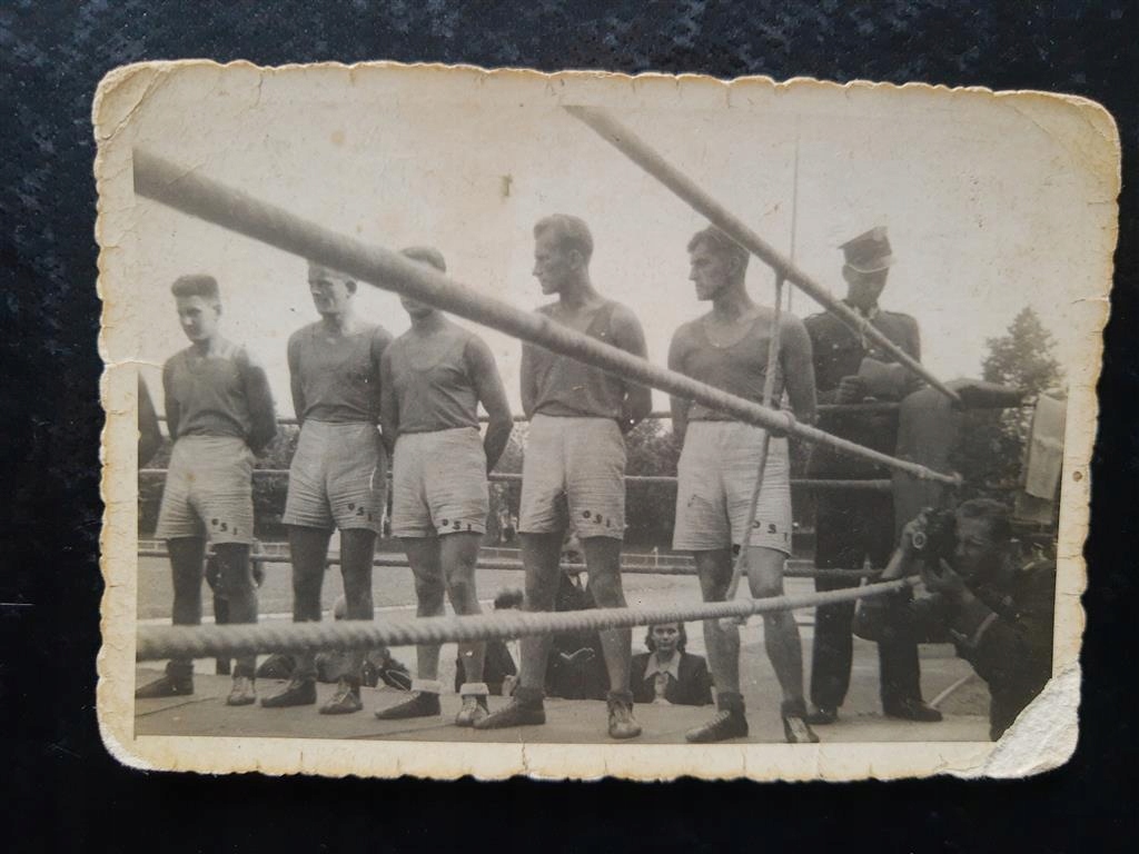 Ustka 1950 sport boks klub MO aparat fot. (892d)