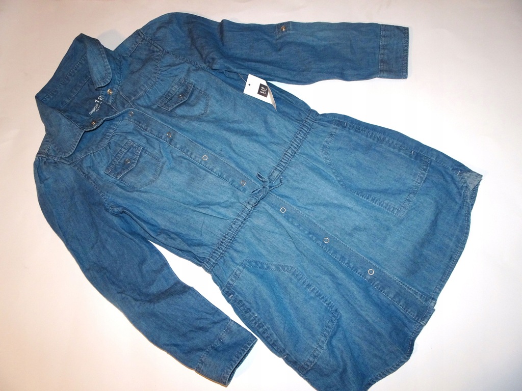 G A P 6-7 L. SUKIENKA TUNIKA JEANS CIENKA NOWA