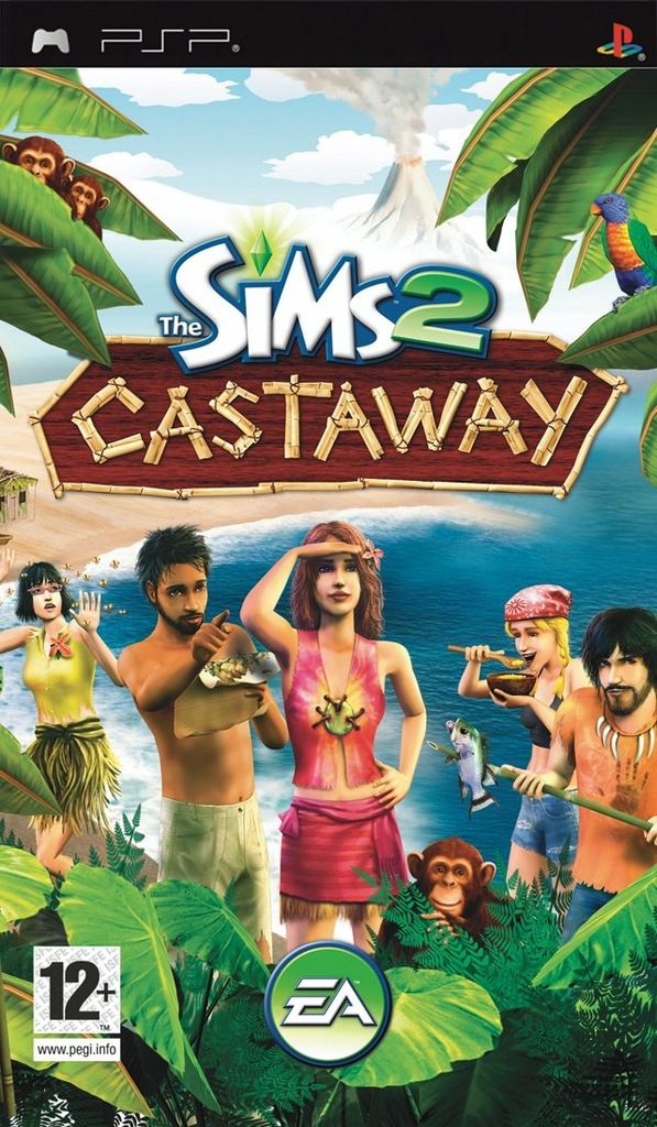 PSP SIMS 2 CASTAWAY BEZLUDNA WYSPA