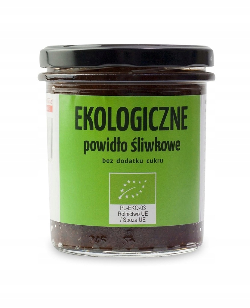 POWIDŁA ŚLIWKOWE BEZ DODATKU CUKRU BIO 340 g