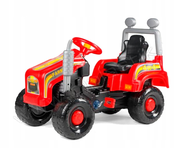 BJ TRAKTOR MEGA RED Na pedały 3 KOLORY