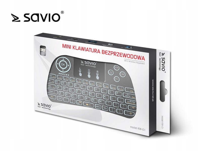 SAVIO KW-01 Klawiatura bezprzewodowa Android,,,,