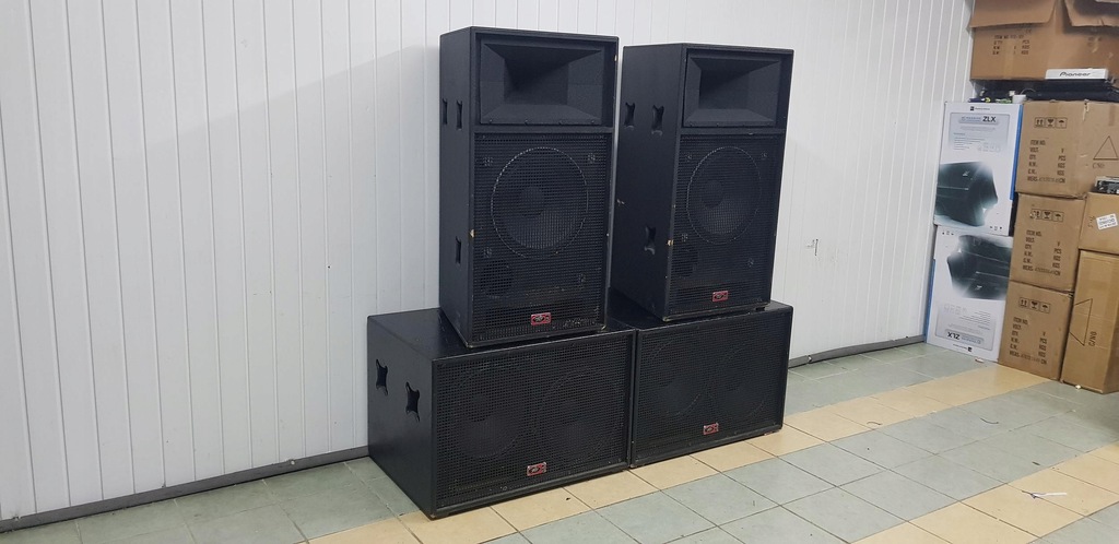 ZESTAW PEAVEY 2X UL215 H 2X UL215 SUB NOWE 14TYS