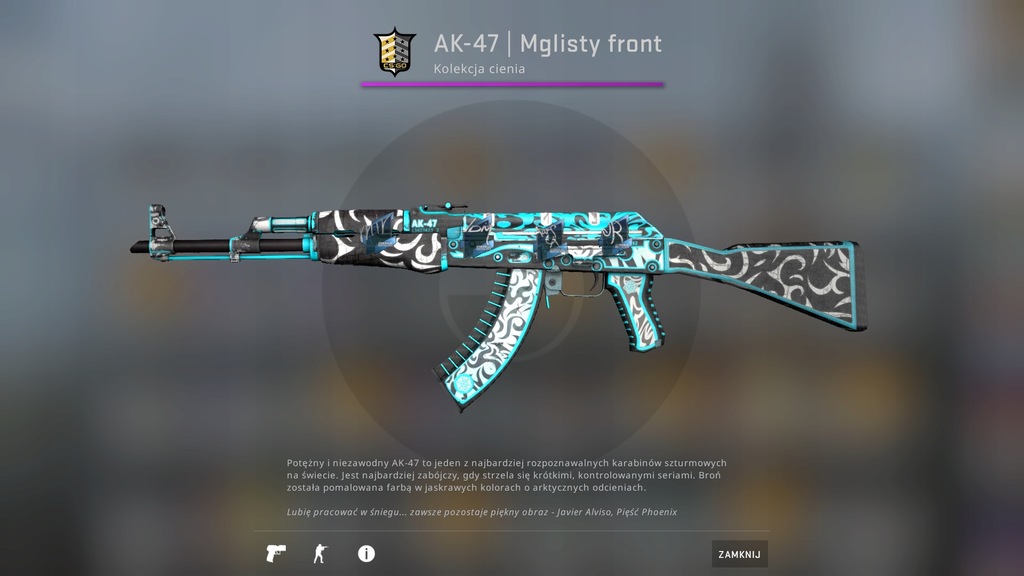 Skin CS:GO Ak47-Mglist Front 3/5 FT !