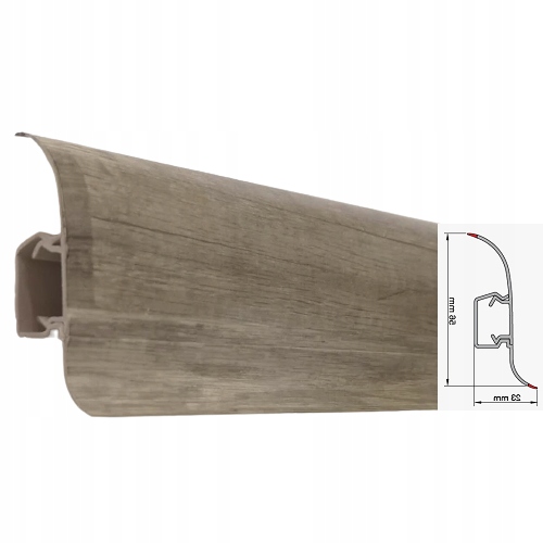 Listwa przypodłogowa SALAG NGF 56 dąb richmond 76