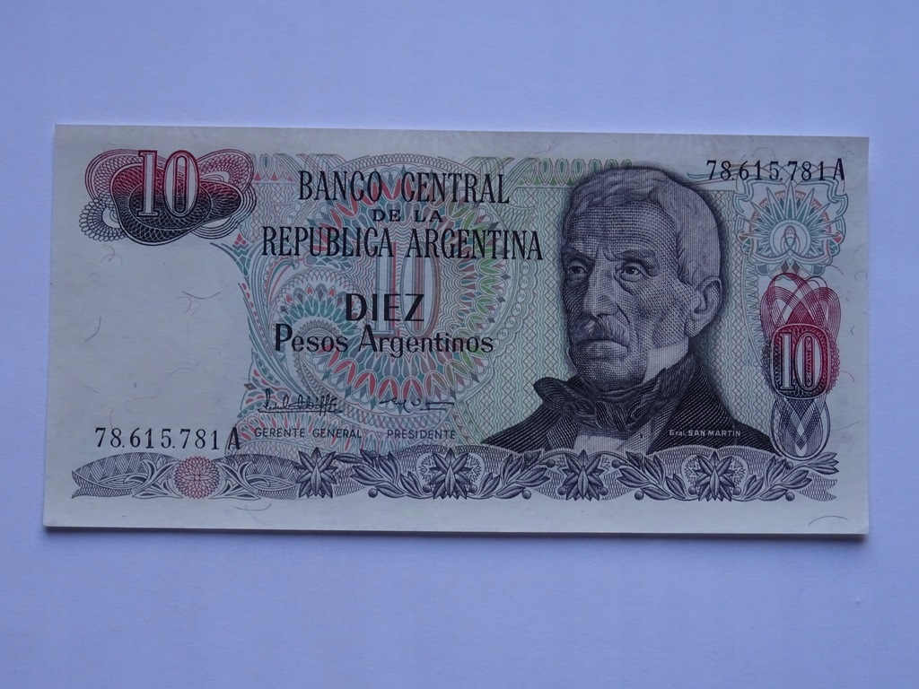 Argentyna 10 pesos-C223
