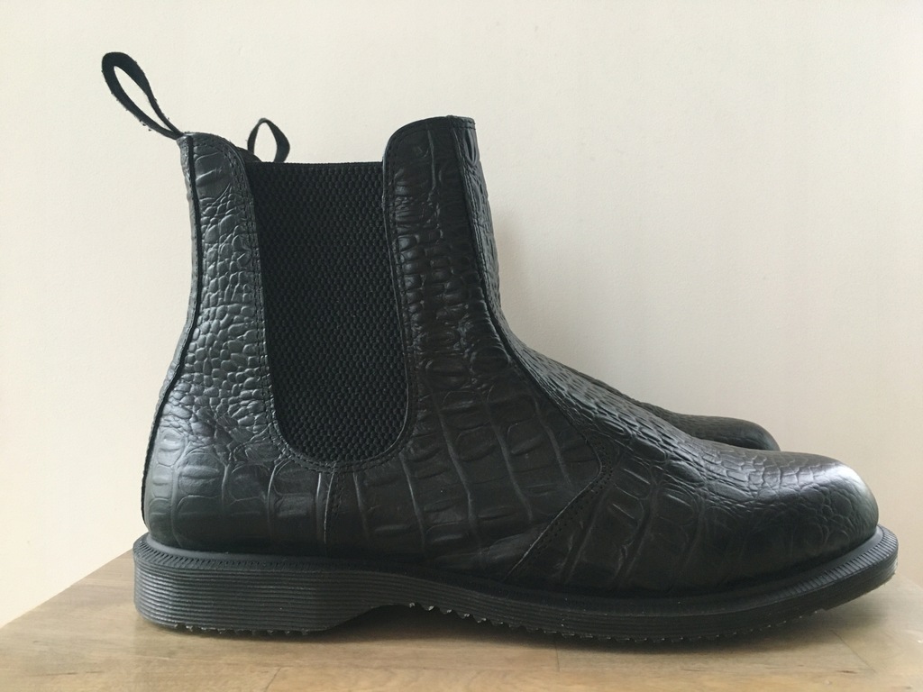 Sztyblety DR. MARTENS Flora Black Croc roz. 9 / 43