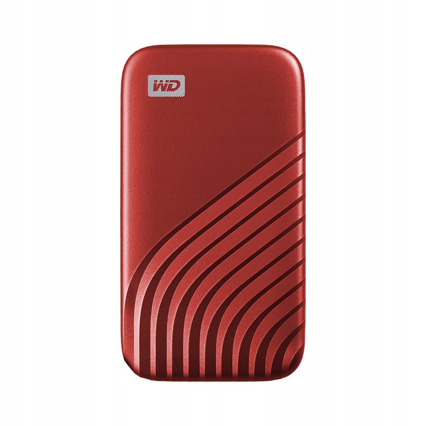 Dysk zewnętrzny SSD WD My Passport (500GB; USB 3.2 Gen 2; Czerwony; WDBAGF5