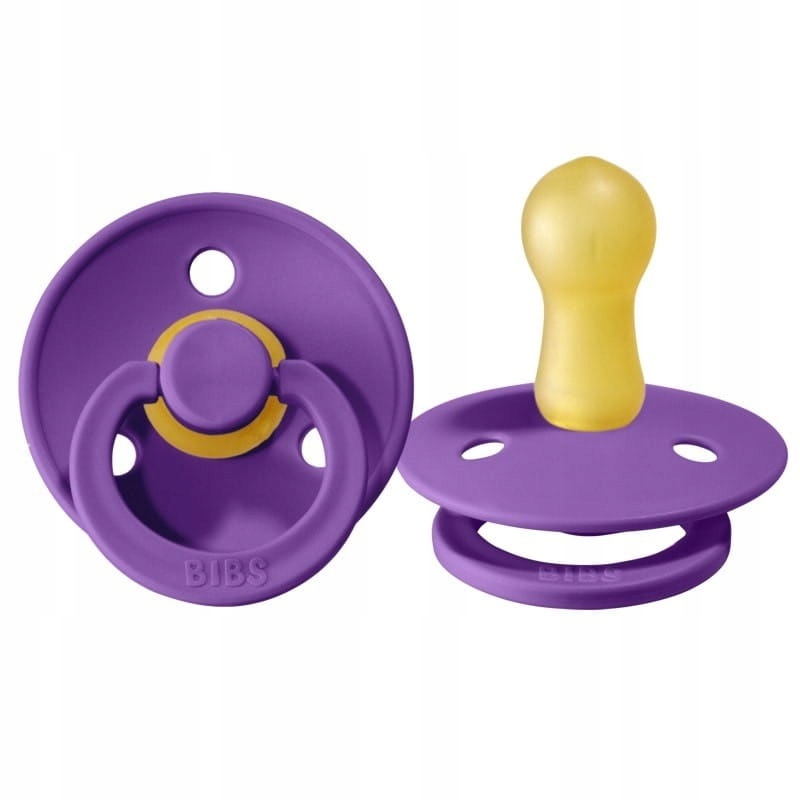 BIBS PURPLE S Smoczek Uspokajający kauczuk Hevea