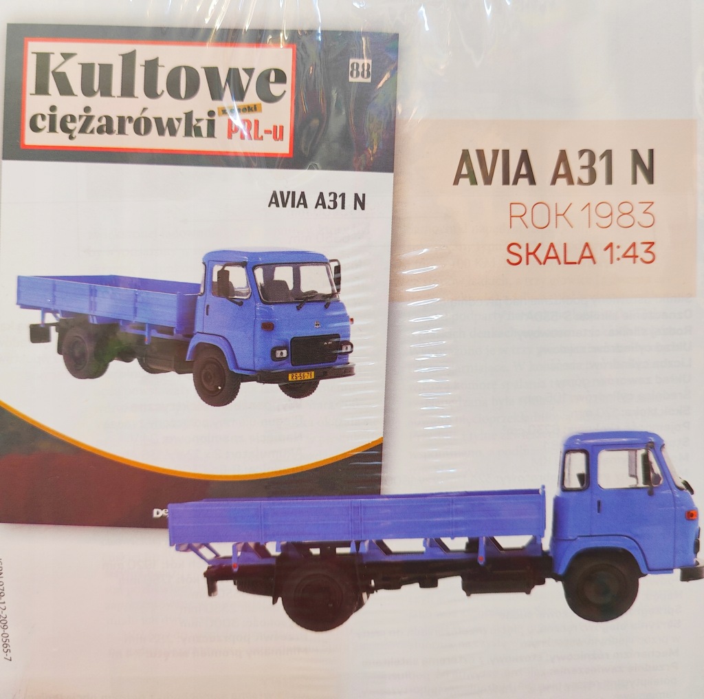 Kultowe Ciężarówki z PRL-u 88 Avia A31 N