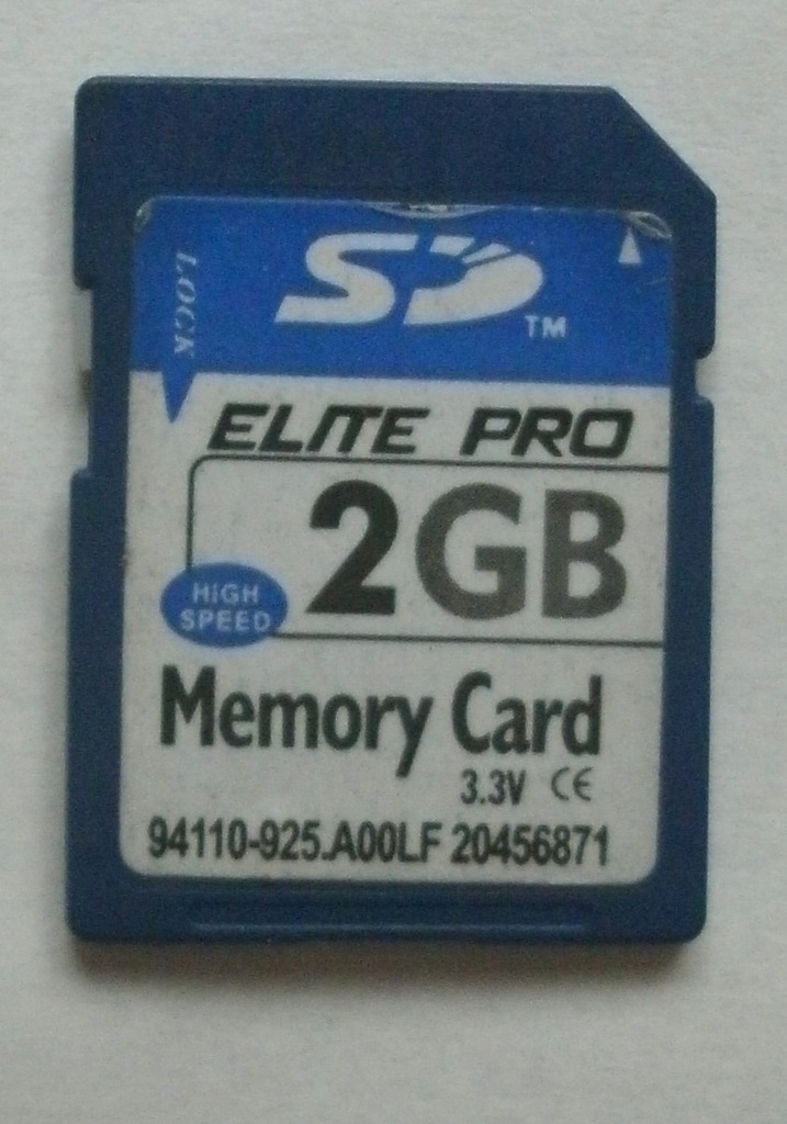 Karta SD ELITE PRO 2GB SD 2 GB